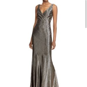Metallic Sleeveless Gown